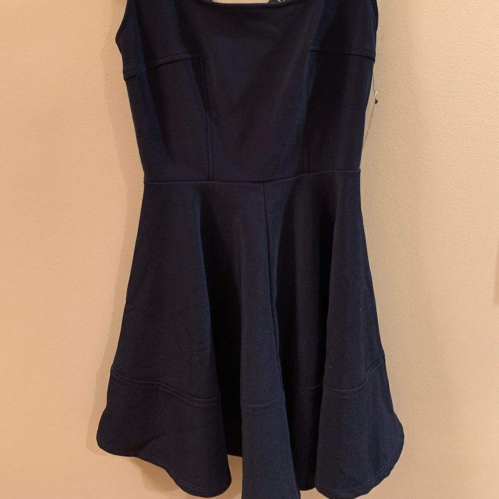 NWT Lulu’s Royal Blue Fit & Flare Dress - Picture 7 of 7